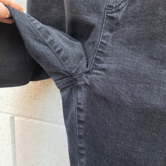 Seraphine Maternity Overalls Black Denim size 10 - Picture 5 of 10